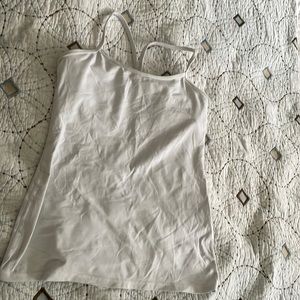 Lululemon white tank top with headband